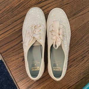 keds x kate spade champion glitter sneakers - NEW